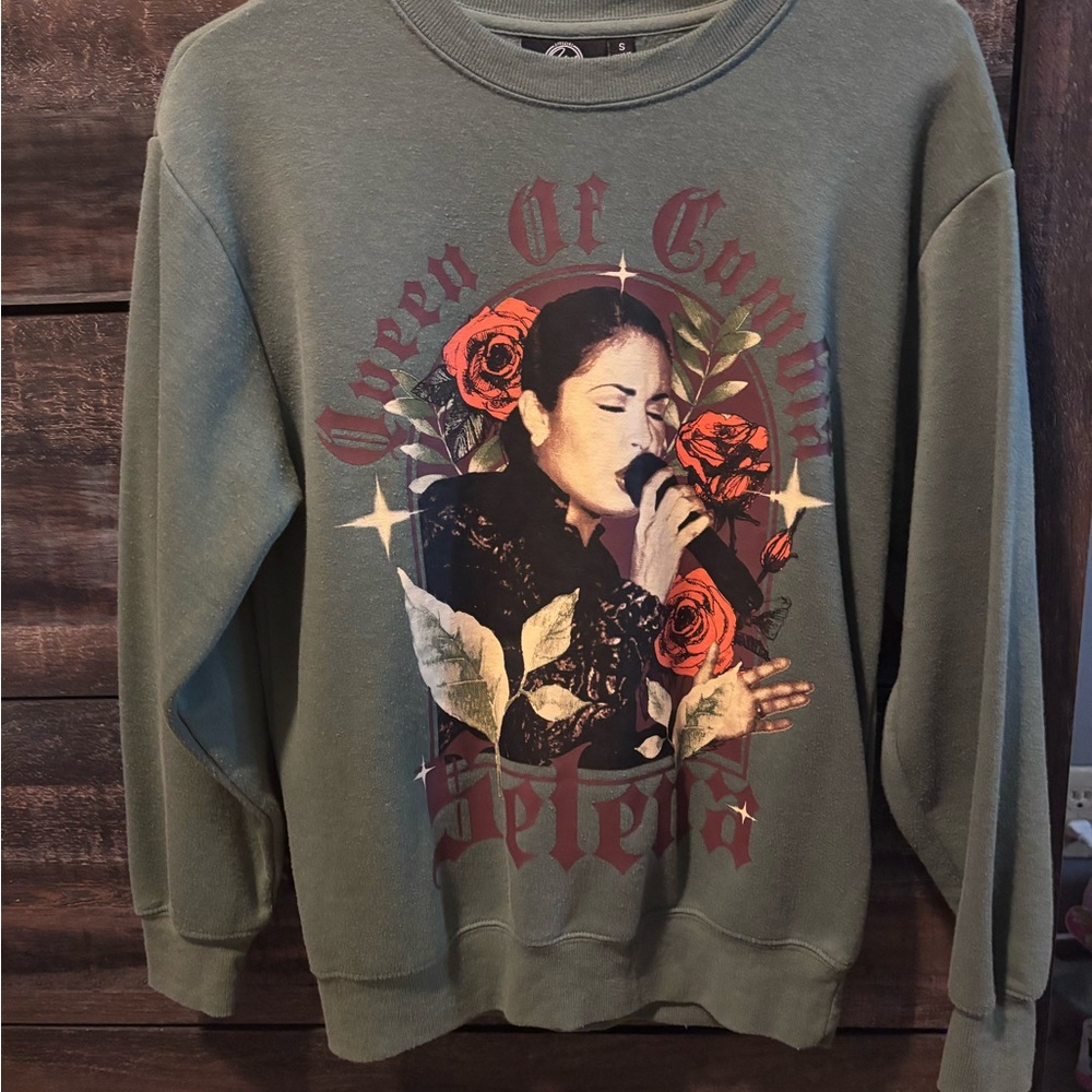 Green Graphic Sweatshirt